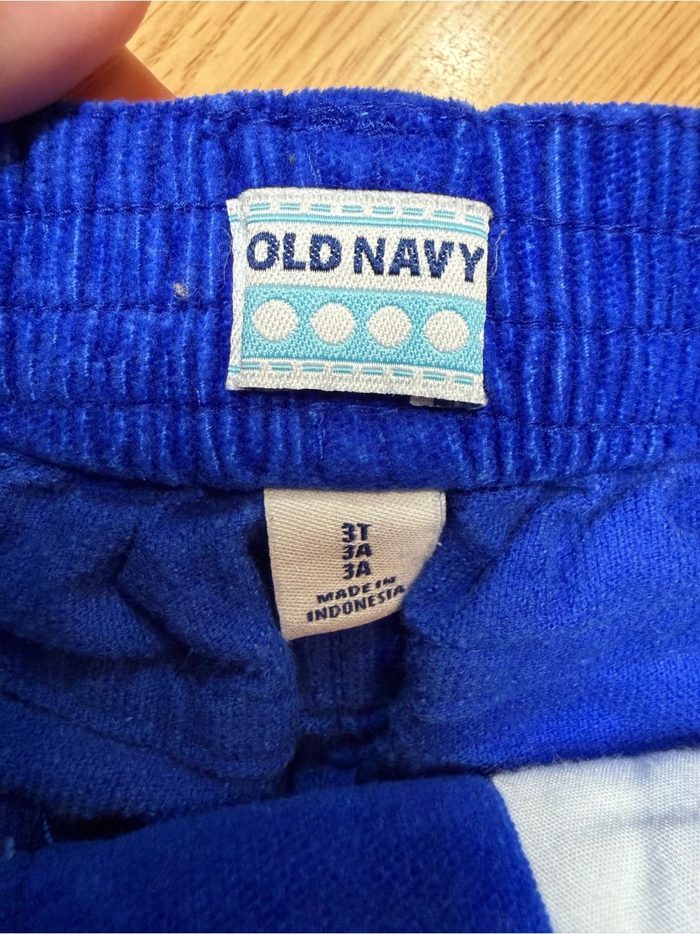Old Navy Girls 3T Royal Blue Velour Pull On Mini Skirt Stretch Soft Casual Play - Picture 2 of 6